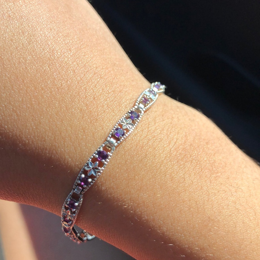 amethyst bracelet